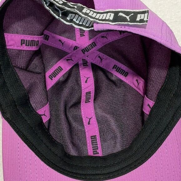 Lavender Puma Baseball Cap with Curved Brim and Adjustable Fit - Picture 5 of 7